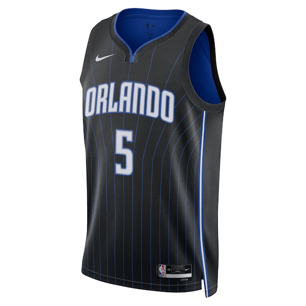 Paolo Banchero Orlando Magic Nike Unisex 2022 NBA Draft First Round Pick Swingman Jersey - Icon Edition - Black - Image 2