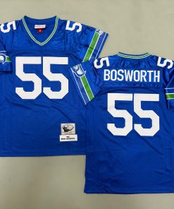 Brian Bosworth Seattle Seahawks Authentic Throwback Retired Player Jersey