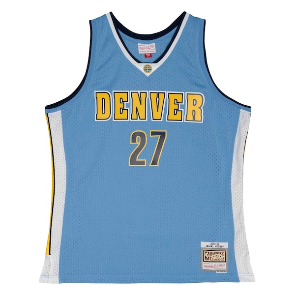 Jamal Murray Denver Nuggets 2016/17 Throwback Swingman Jersey - Powder Blue - Image 6