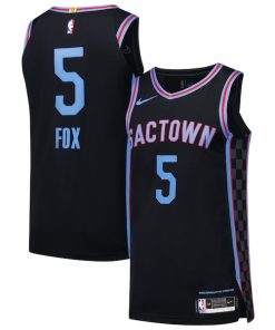 De'Aaron Fox Sacramento Kings Nike Authentic Player Jersey - City Edition - Black