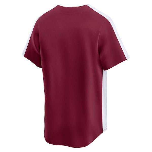 Philadelphia Phillies Nike Cooperstown Collection Limited Jersey - Burgundy - Image 3