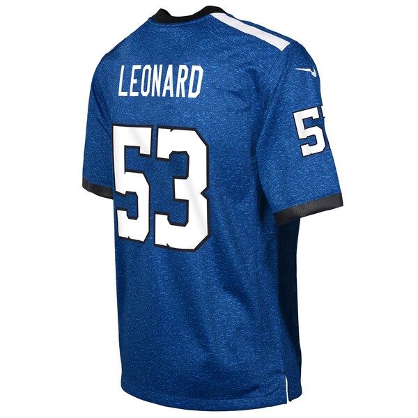 Shaquille Leonard Indianapolis Colts Nike Youth Game Jersey - Blue/Royal - Image 4