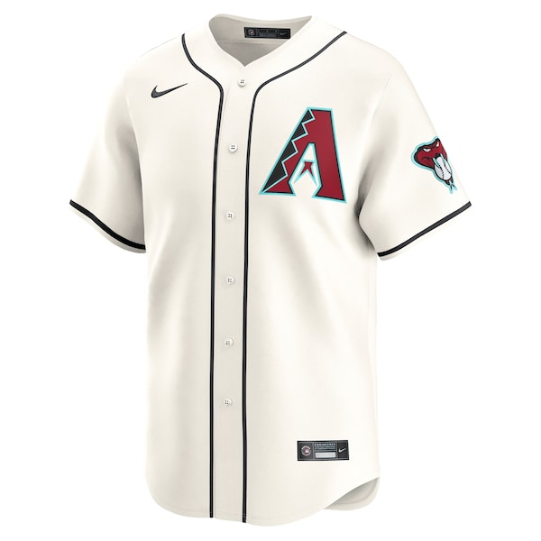 Arizona Diamondbacks Nike Home Limited Jersey - White - Image 2