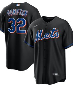 Mike Hampton New York Mets Nike 2022 Alternate Replica Player Jersey - Black