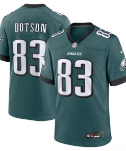 Jahan Dotson Philadelphia Eagles Nike Team Game Jersey - Midnight Green