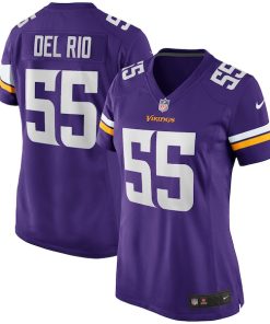 Jack Del Rio Minnesota Vikings Nike Women's Game Retired Player Jersey - Purple
