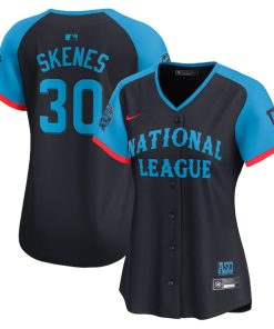 Paul Skenes National League Nike Women's 2024 MLB All-Star Game Limited Player Jersey - Navy