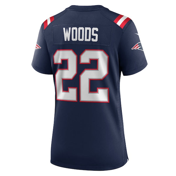 Charles Woods New England Patriots Nike Women's Team Game Jersey - Navy - Image 3
