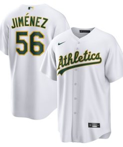 Dany Jim¨¦nez Oakland Athletics Nike Home  Replica Player Jersey - White