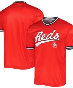 Cincinnati Reds Stitches Cooperstown Collection Team Jersey - Red