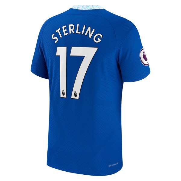 Raheem Sterling Chelsea Nike 2022/23 Home Vapor Match Authentic Jersey - Blue - Image 3