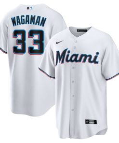 Eric Wagaman Miami Marlins Nike Home Replica Jersey - White