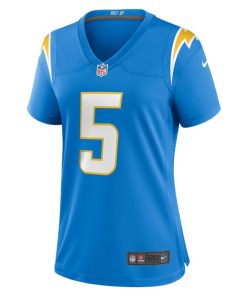 Alternative view of Joshua Palmer Los Angeles Chargers Nike Women's Game Player Jersey - Powder Blue