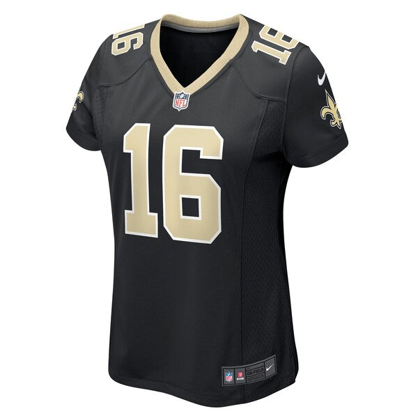Jake Luton New Orleans Saints Nike Women's Game Player Jersey - Black - Image 3