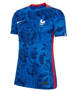 Alternative view of France Women's National Team Nike Women's 2022/23 Home Replica Blank Jersey - Blue