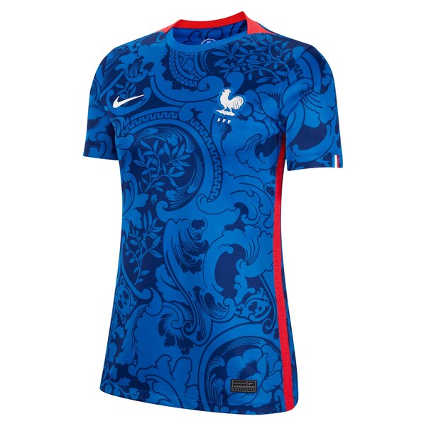 France Women's National Team Nike Women's 2022/23 Home Replica Blank Jersey - Blue - Image 2