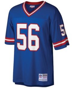 Alternative view of Lawrence Taylor New York Giants Big & Tall 1986 Retired Player Replica Jersey - Royal