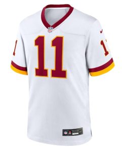 Alternative view of Luke McCaffrey Washington Commanders Nike Game Super Bowl Era Jersey - White