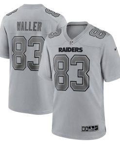 Darren Waller Las Vegas Raiders Nike Atmosphere Fashion Game Jersey - Gray