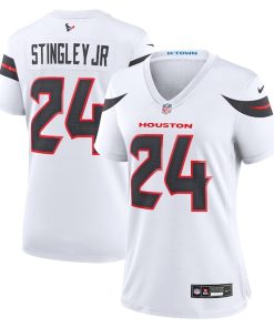 Derek Stingley Jr. Houston Texans Nike Women's Game Jersey - White