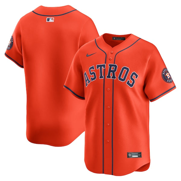 Houston Astros Nike Alternate Limited Jersey?ยจC Orange