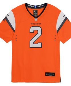 Alternative view of Patrick Surtain II Denver Broncos Nike Preschool Game Jersey - Orange
