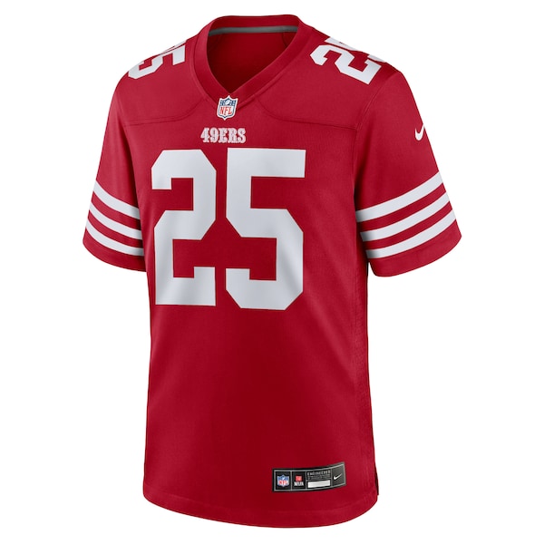 Jason Pinnock San Francisco 49ers Nike Team Game Jersey - Scarlet - Image 2