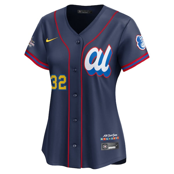 Ryan O'Hearn American League Nike Women's 2025 All-Star Edition Limited Player Jersey - Navy - Image 2