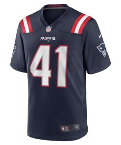Alternative view of Brenden Schooler New England Patriots Nike Game Player Jersey - Navy
