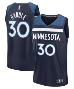 Julius Randle Minnesota Timberwolves  Fast Break Replica Player Jersey - Icon Edition - Navy
