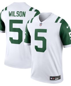 Garrett Wilson New York Jets Nike Classic Alternate Legend Jersey - White