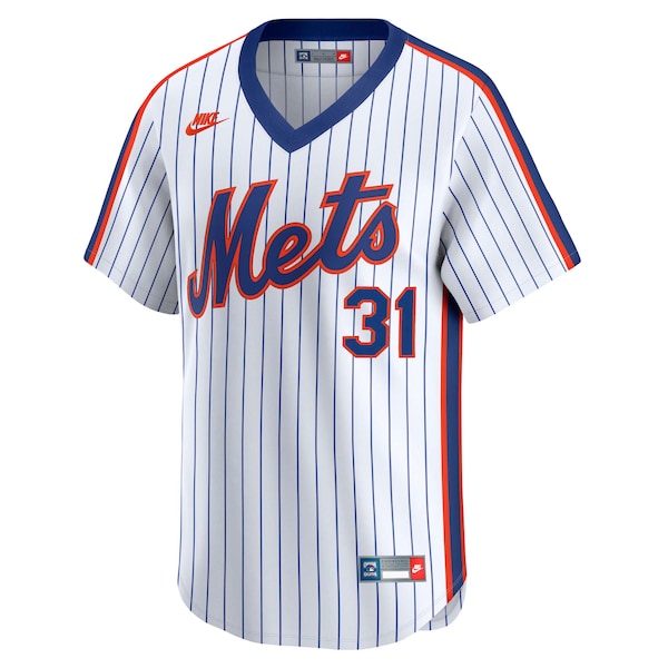 Mike Piazza New York Mets Nike Throwback Cooperstown Collection Limited Jersey - White - Image 2