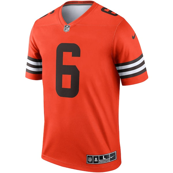 Baker Mayfield Cleveland Browns Nike Inverted Legend Jersey - Orange - Image 2
