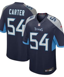 Lorenzo Carter Tennessee Titans Nike Team Game Jersey -  Navy