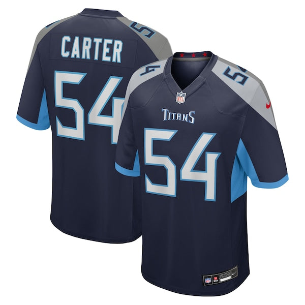 Lorenzo Carter Tennessee Titans Nike Team Game Jersey - Navy
