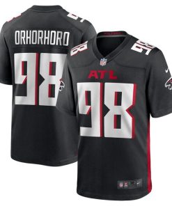 Alternative view of Ruke Orhorhoro Atlanta Falcons Nike Team Game Jersey -  Black