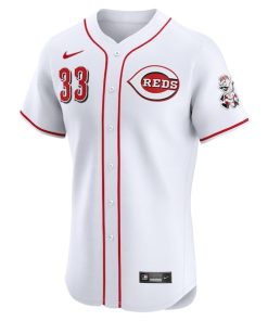 Alternative view of Christian Encarnacion-Strand Cincinnati Reds Nike Home Elite Player Jersey - White
