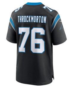 Alternative view of Calvin Throckmorton Carolina Panthers Nike Team Game Jersey -  Black
