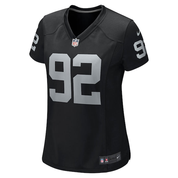 Richard Seymour Las Vegas Raiders Nike Women's Retired Player Game Jersey - Black - Image 2