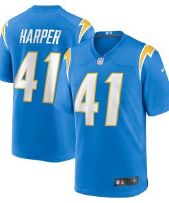 Thomas Harper Los Angeles Chargers Nike Team Game Jersey -  Powder Blue
