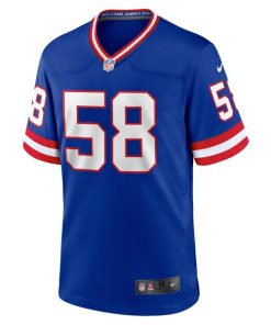 Alternative view of Carl Banks New York Giants Nike Classic Retired Player Game Jersey - Royal