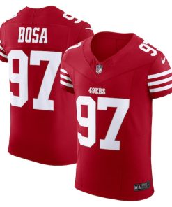 Nick Bosa San Francisco 49ers Nike Vapor F.U.S.E. Elite Jersey - Scarlet