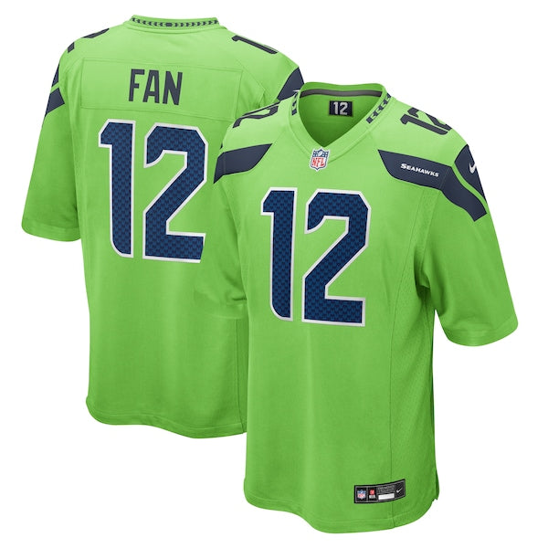 12th Fan Seattle Seahawks Nike Game Jersey - Neon Green