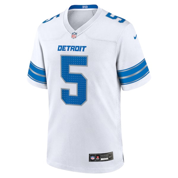 David Montgomery Detroit Lions Nike Game Jersey - White - Image 2