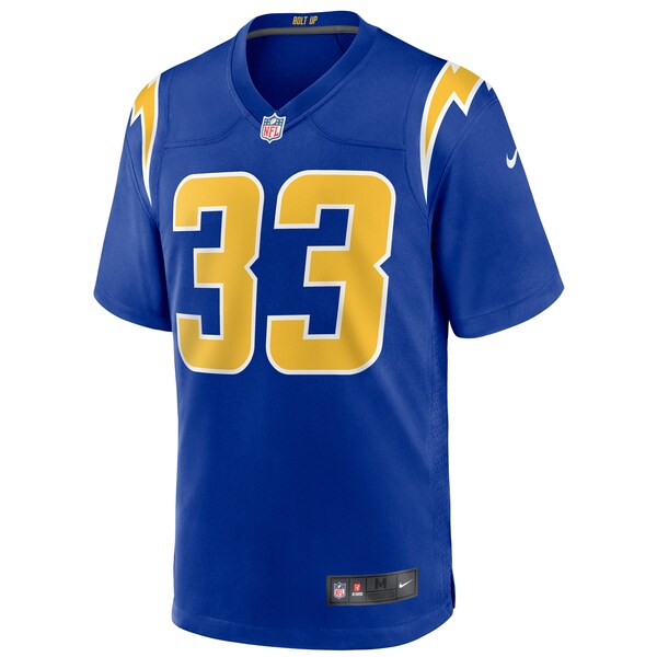 Derwin James Los Angeles Chargers Nike 2nd Alternate Game Jersey - Royal/Navy/White - Image 3