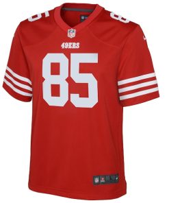 Alternative view of George Kittle San Francisco 49ers Nike Youth Game Jersey - Scarlet