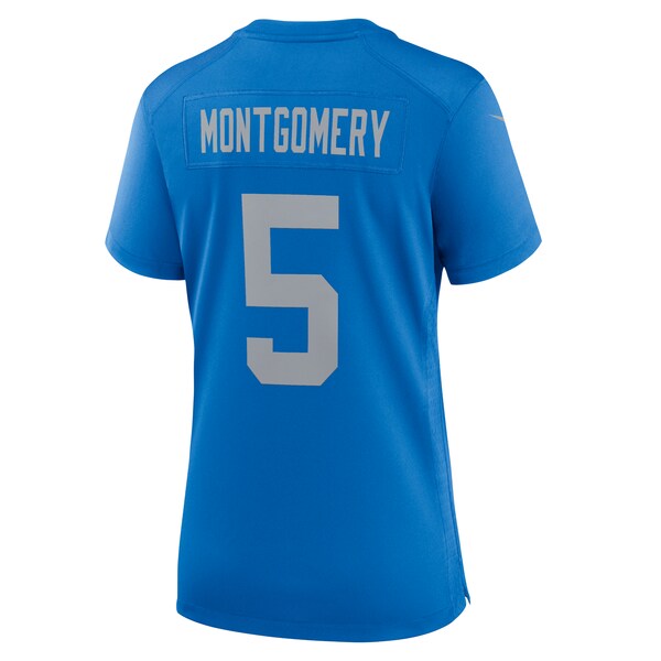 David Montgomery Detroit Lions Nike Women's Alternate Game Jersey - Blue - Image 3