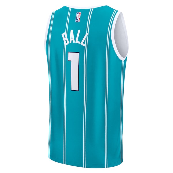 LaMelo Ball Charlotte Hornets Youth Fast Break Replica Player Jersey - Icon Edition - Teal - Image 3