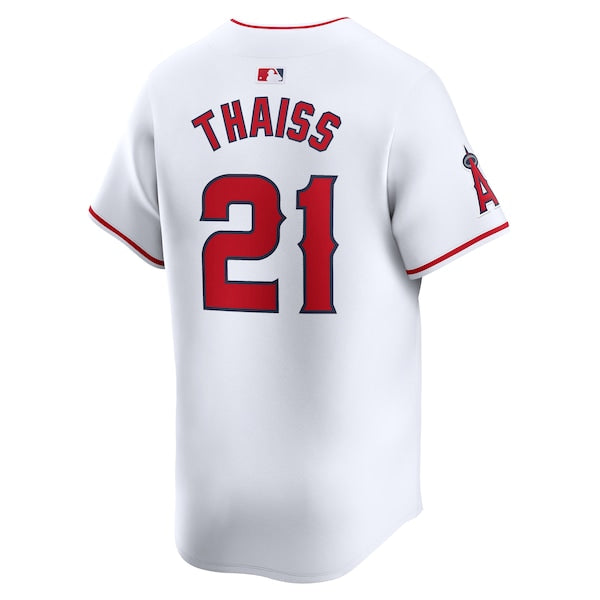 Matt Thaiss Los Angeles Angels Nike Home Limited Player Jersey - White - Image 3