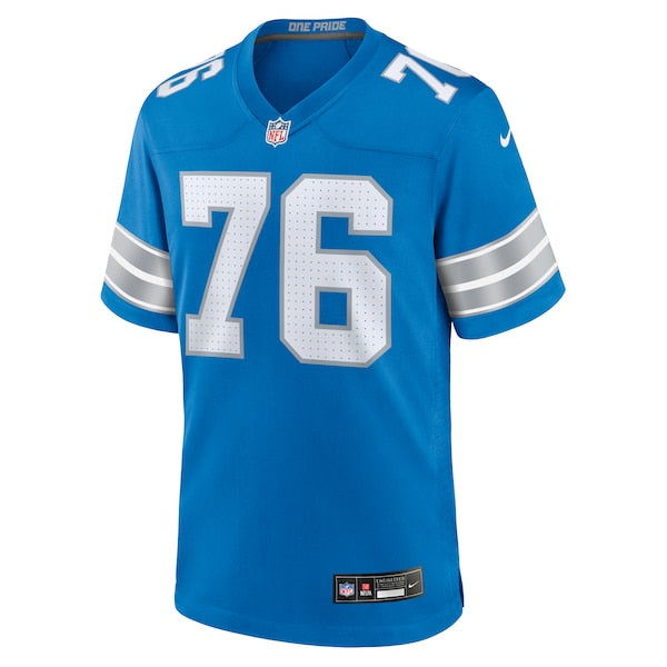 Raequan Williams Detroit Lions Nike Team Game Jersey - Blue - Image 2